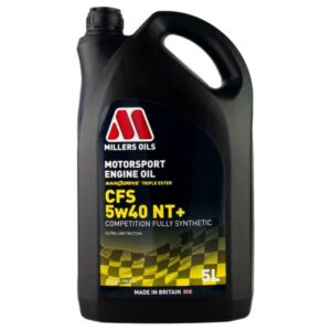MILLERS OILS Motorsport CFS 5w40 NT+ 5L - syntetyczny olej na bazie potrójnych estrów