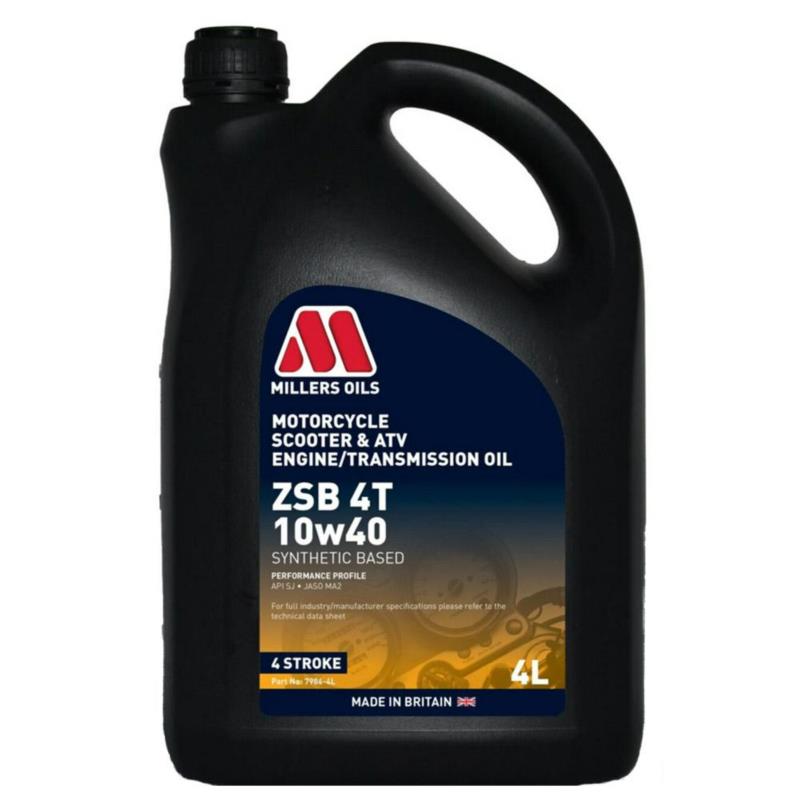 MILLERS OILS ZSB Scooter ATV 10w40 4L - półsyntetyczny olej motocyklowy